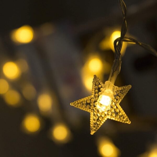 Star Light for Decoration Gifting with 10 Heads - 1.5 metre