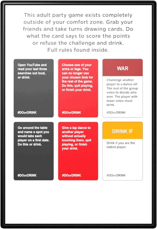 do or drink card game
