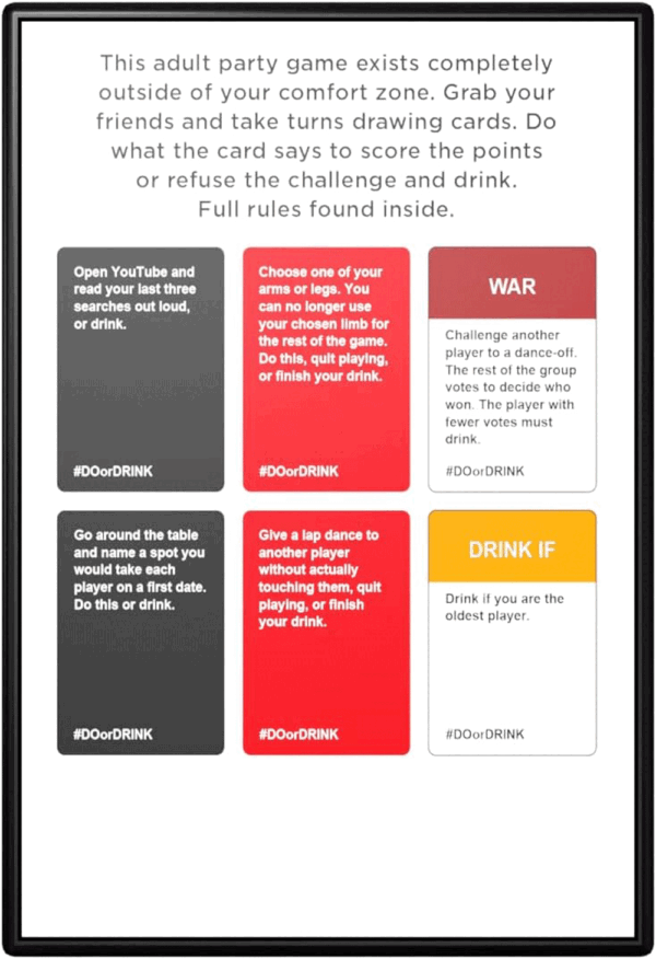 do or drink card game