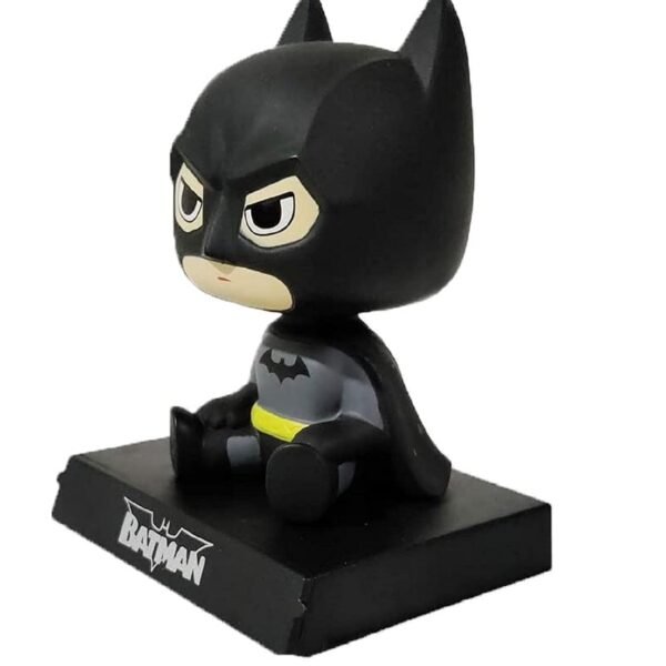 Superhero Bobblehead Action Figure - Black