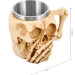 bura mat bolo skull beer mug