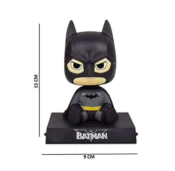 Superhero Bobblehead Action Figure - Black