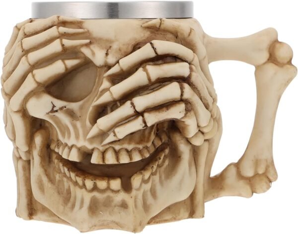 skull mug bura mat dekho