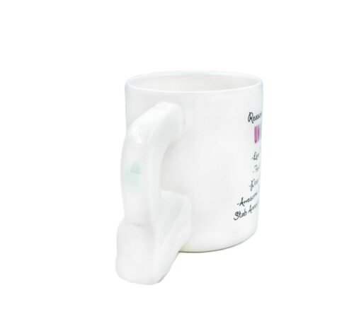 3d unicorn mug with quote