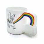 3d unicorn mug with quote