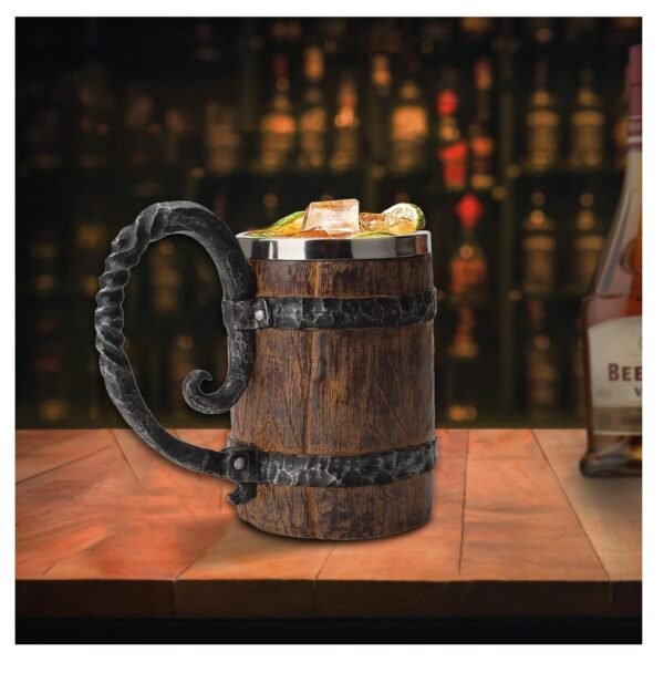 Beer Barrel Long Handle Mug