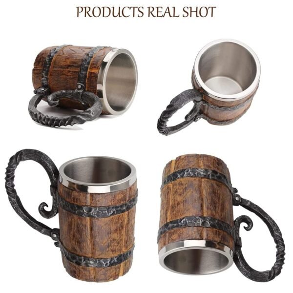 Beer Barrel Long Handle Mug