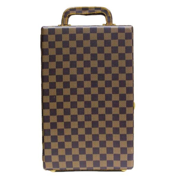 Wine Box Travel Bar Set - Checkered