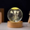 3D Crystal Ball Light flower