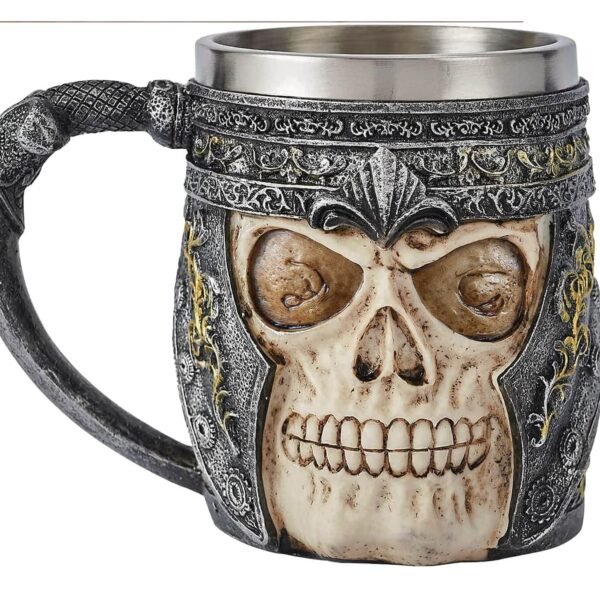 skull beer mug