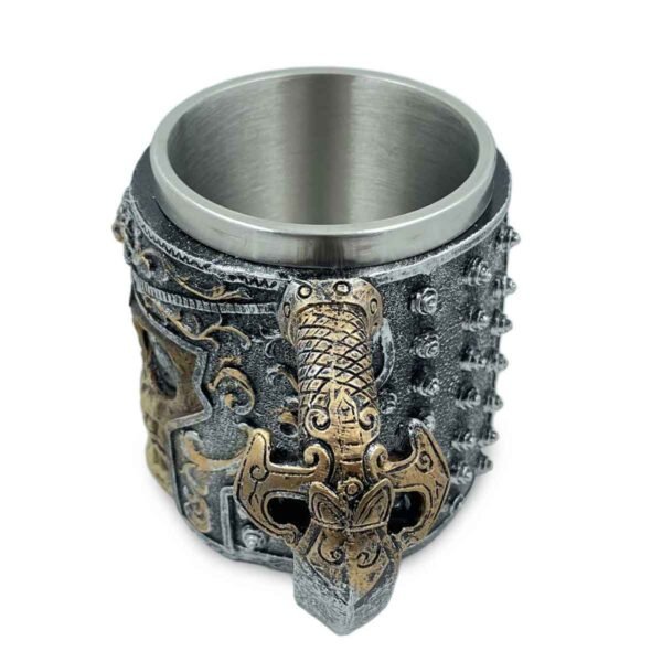 Spiked Warrior Skull Mug