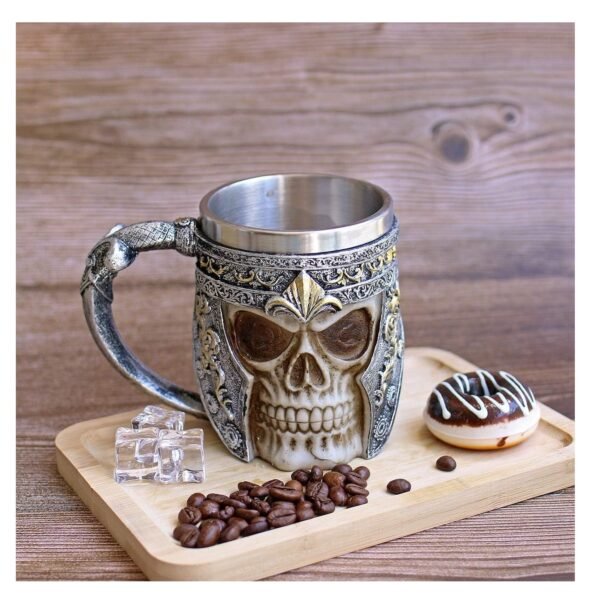 Warrior Skull Mug