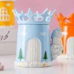 unicorn coffee mug castle