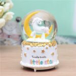unicorn snow globe