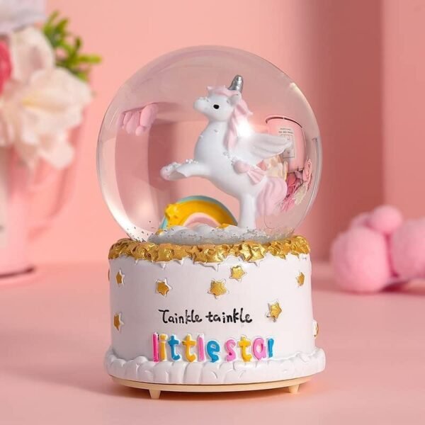 unicorn snow globe gift