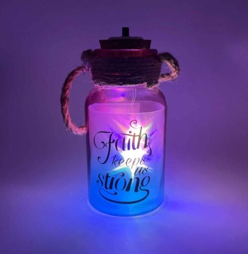 rope Led jar gift