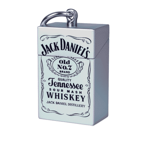 Mini Ashtray Compact Metal Portable Ashtray - Jack Daniels